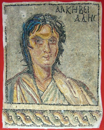 Sparta, Mosaic of Alcibiades
