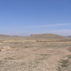 Pasargadae, Bridge (two piers visible)
