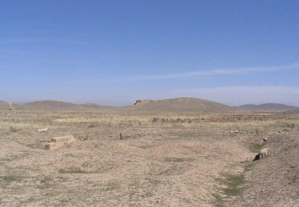 Pasargadae, Bridge (two piers visible)
