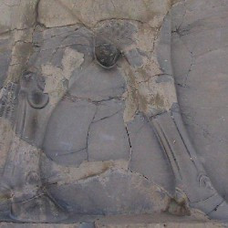 Pasargadae, Palace S, Relief of the bull-man