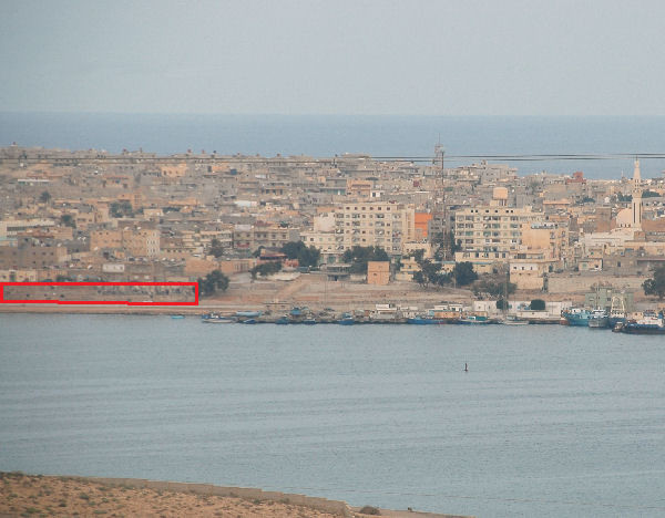 The Byzantine wall at Tobruk