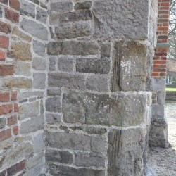 Aardenburg, Ancient stones, reused in the Medieval church