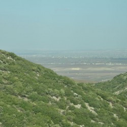 The Orontes plain from the road to Jablah