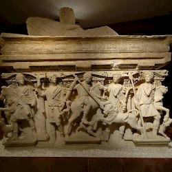 Antioch, Sidemara sarcophagus: Lion hunt