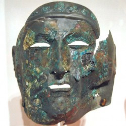 Dormagen, Face mask of a cavalry helmet