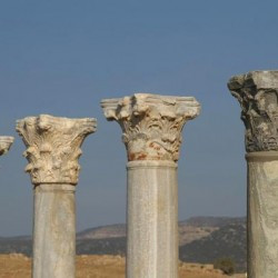 Apollonia, Western basilica, Columns