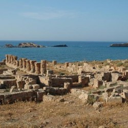 Apollonia, Bathhouse and port