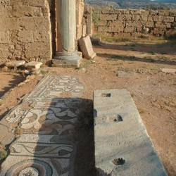 Apollonia, East basilica, Mosaics