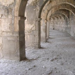 Aspendus, Theater, Upper corridor