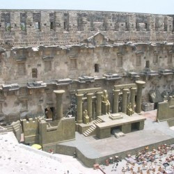 Aspendus, Theater, Stage
