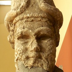 Aššur, Old Palace, Head of a lamassu