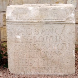 Novae, Dedication to Liber Pater by a soldier of I Italica