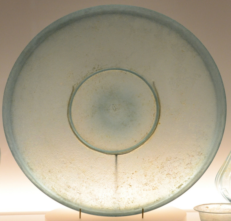 The natural color of glass is blue-green
