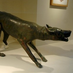 Volubilis, Sculpture of a dog