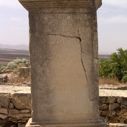 Volubilis, Stela of Marcus Valerius Severus ()