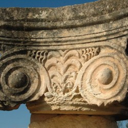 The Asclepium of Balagrae, silphium-shaped capital