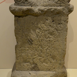 De Bijland, Inscription of Chalcidicus (cast)