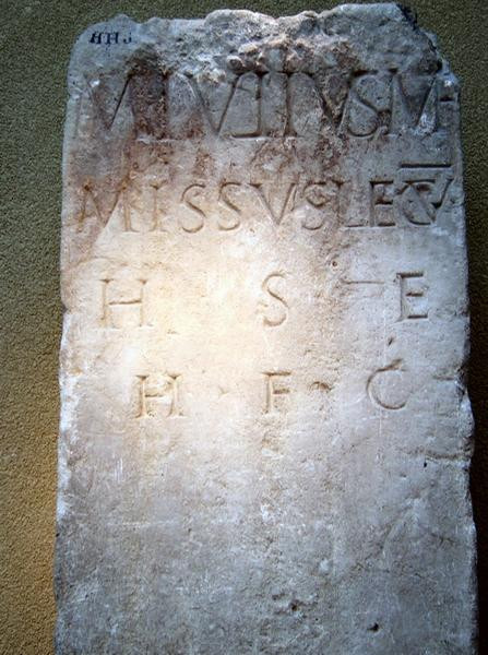 Heerlen, tombstone of Marcus Julius, soldier of V Alaudae