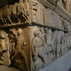 Xanthus, Tomb of the Nereids, Relief of soldiers