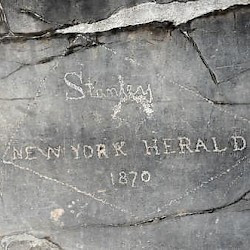 Persepolis, Gate of All Nations, Signature of Stanley