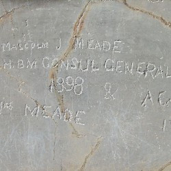 Persepolis, Gate of All Nations, Signature of Meade