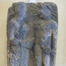 Zeugma, Antiochus I Theos of Commagene shaking hands with Apollo-Helios-Mithras