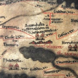 Peutinger Map, Judaea