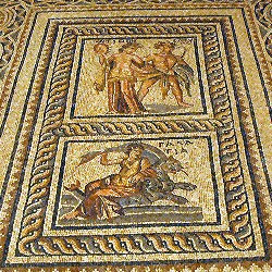Zeugma, Mosaic of Galatea and a satyr