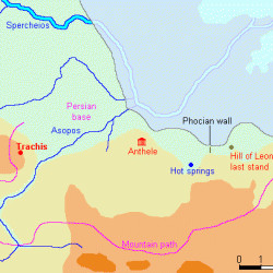 Thermopylae, Map
