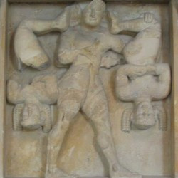 Selinus, Temple C, Metope of the Kercopes