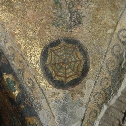 Constantinople, Hagia Sophia, First floor, Mosaic of a spider's web
