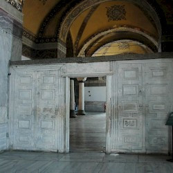 Constantinople, Hagia Sophia, First floor, Wall of the Council