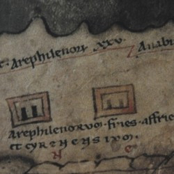 Arae Philaenorum on the Peutinger Map
