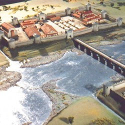 Maastricht, Model of the late Roman fort