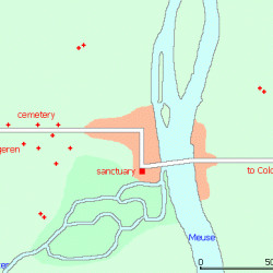 Maastricht, Map of the Roman town