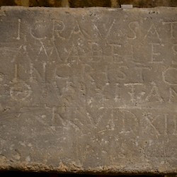 Maastricht, St.Servaas, Christian tombstone