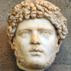 Corinth, North Market, Portrait of a young Caracalla