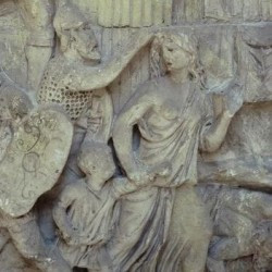 Rome, Column of Marcus Aurelius, Scene from the northern war