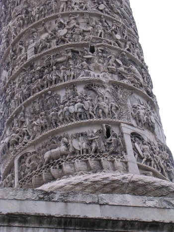 Rome, Column of Marcus Aurelius, relief