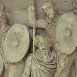 Rome, Column of Marcus Aurelius, killing of a POW