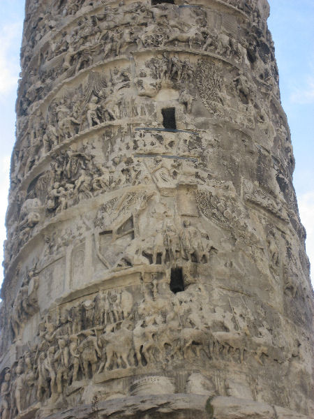 Rome, Column of Marcus Aurelius, relief