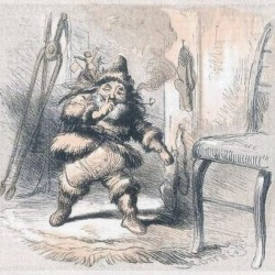 Santa Claus, by F.O.C. Darley (1862)