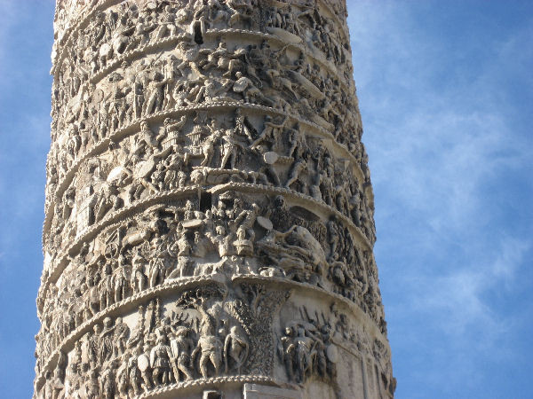 Rome, Column of Marcus Aurelius, relief
