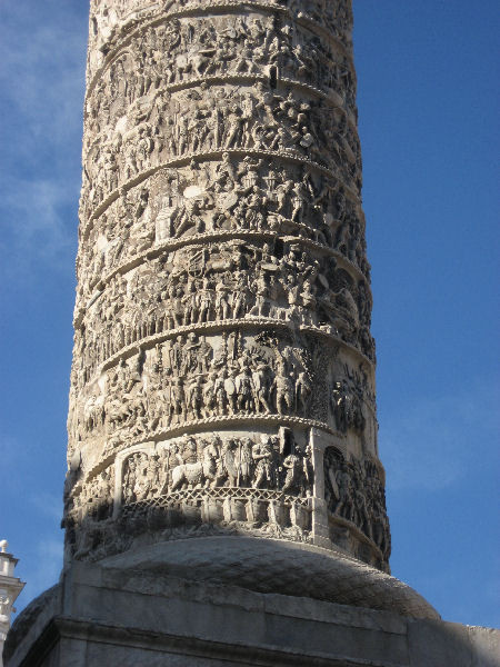 Rome, Column of Marcus Aurelius, relief