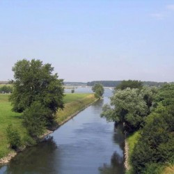 The Lippe, Confluence with the Rhine