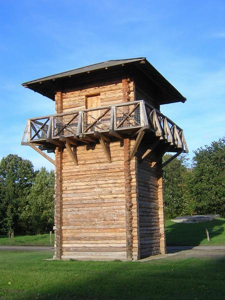Vechten, Reconstruction of a Roman watchtower