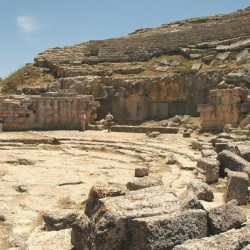 Cyrene, Downtown, Theater, restored in the Roman age