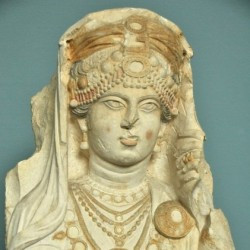 Palmyra, Tombstone of a lady ("the beauty of Palmyra")
