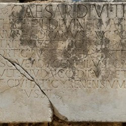 Cyrene, Downtown, Inscription mentioning the Jewish Revolt