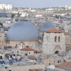 Jerusalem, Basilica of the Holy Sepulchre, from the southwest